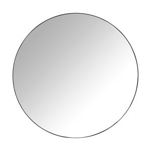 Xenos Ronde spiegel - ø120 cm - zwart metalen lijst