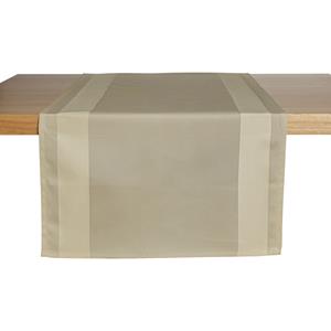 ERWIN M. Tafelloper Ambiente; 40x170 cm (BxL); taupe; rechthoekig; 2 stuk / verpakking