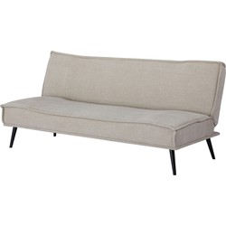 Giga Meubel  Slaapbank Beige 180cm - Metaal & Stof - Bank Mali