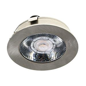 Qualedy LED Meubelspot Baston Aluminium 3 Watt - 12V - 2700K - Ø63x15mm - IP44