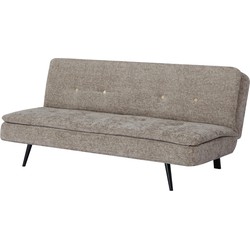 Giga Meubel  Slaapbank Taupe 180cm - Metaal & Stof - Bank Olive