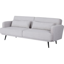 Giga Meubel  Slaapbank Beige 215cm - Metaal & Stof - Bank Sylke
