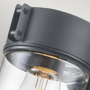 ELSTEAD Buitenwandlamp Portofino roestvrij staal, grijs