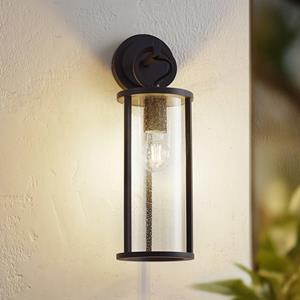 LUCANDE buitenwandlamp Emmeline, bubbels, aluminium, hoogte 45cm