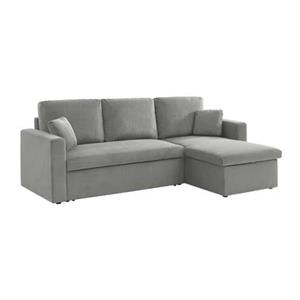 Sweeek  Corduroy hoekslaapbank, 3-zits