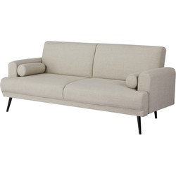 Giga Meubel  Slaapbank Beige 210cm - Metaal & Stof - Bank Jason