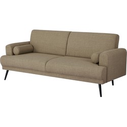 Giga Meubel  Slaapbank Beige 210cm - Metaal & Stof - Bank Jason