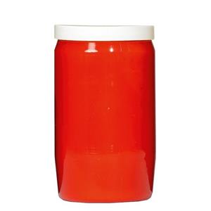 SPAAS Grafkaars/gedenklicht - rood - 7 x 18 cm - 9 dagen brandtijd -