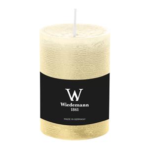 Wiedemann Cilinderkaars/stompkaars - rustieke kaars - creme wit - 7 x 10 cm - 43 branduren -