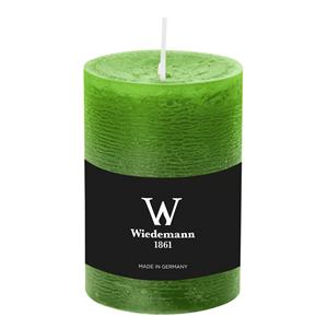 Wiedemann Cilinderkaars/stompkaars - rustieke kaars - lichtgroen - 7 x 10 cm - 43 branduren -