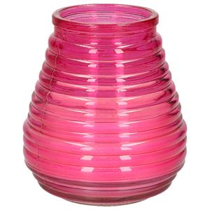 Merkloos Tafelkaars Lowboy - roze - glas - 9 x 10,5 cm - binnen/buiten -