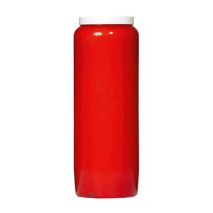 Enlightening Candles Grafkaars/gedenklicht - rood - 18 cm - Noveenkaars - Gedenkkaars - Graflicht -