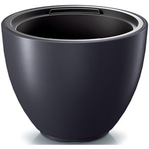 Prosperplast Plantenpot Sevilla - kunststof - antraciet - D30 cm