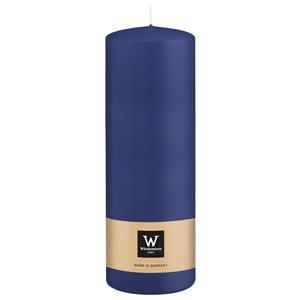 Wiedemann Cilinderkaars/stompkaars - donkerblauw - 20 x 7 cm - 103 branduren -