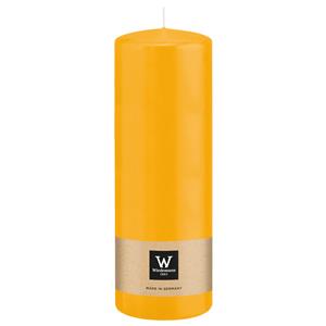 Wiedemann Cilinderkaars/stompkaars - geel - 20 x 7 cm - 103 branduren -