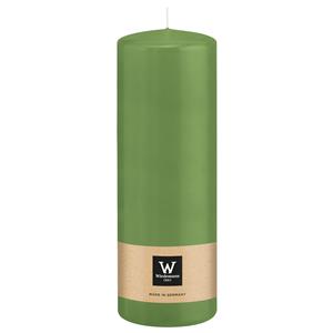 Wiedemann Cilinderkaars/stompkaars - lichtgroen - 20 x 7 cm - 103 branduren -