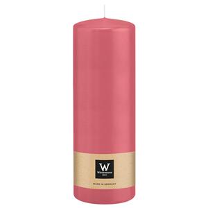Wiedemann Cilinderkaars/stompkaars - roze - 20 x 7 cm - 103 branduren -