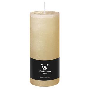 Wiedemann Cilinderkaars/stompkaars - rustieke kaars - creme wit - 7 x 16 cm - 66 branduren -
