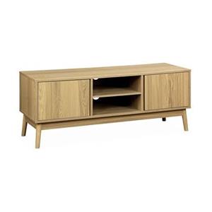 Sweeek  TV-meubel met houteffect 2 deuren 120 cm