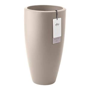 Elho June Round High 30 - Balanced beige - L 30 x B x H 53 cm - Binnen en Buiten - 100% gerecycled