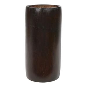 Lesli Living Kaarshouders/waxinelichthouders bamboe bruin 16 cm -