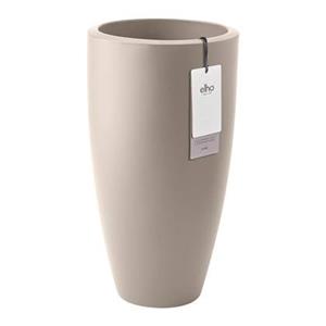 Elho June Round High 40 - Balanced beige - Ø 39 x H 70 cm - Binnen en Buiten - 100% gerecycled