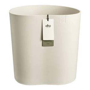 Elho Eden Aquacare Medium 40 - Linnen wit - L 42 x B x H 42 cm - Binnen en Buiten - 100% gerecycled