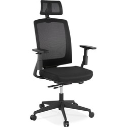 Alterego Bureaustoel Extra - Ergonomisch - Zwart verstelbaar