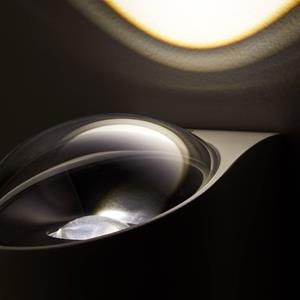 LOOM DESIGN LED buiten wandlamp Saga, omhoog/omlaag, corten