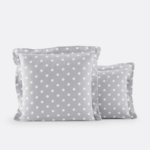 LA REDOUTE INTERIEURS Kussensloop in flanel met stippenprint, Clarisse