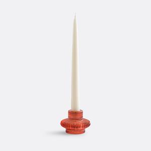 LA REDOUTE INTERIEURS Kandelaar in gekleurd gestreept glas H5,7 cm, Sabri