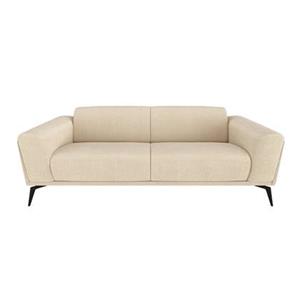 SIA Home 3-zitsbank in beige geweven stof 220cm