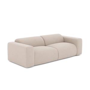 SIA Home 3-zitsbank in beige geweven stof 205cm