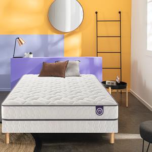 MERINOS Ensemble matras mousse en lattenbodem, Optilit