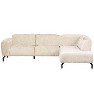 Giga Meubel  Hoekbank Taupe - 3,5-Zits Rechts - 275x210x77cm - Milan