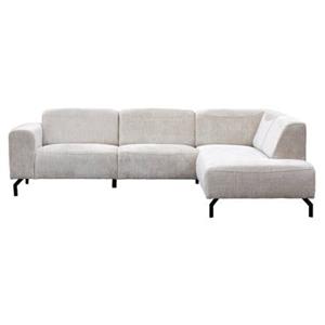 Giga Meubel  Hoekbank Beige - 3,5-Zits Rechts - 275x210x77cm - Milan