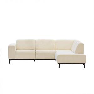 Giga Meubel  Hoekbank Beige - 3-Zits Rechts - 256x188x77cm - Monza