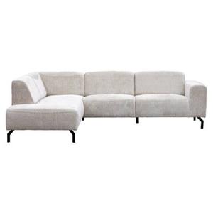Giga Meubel  Hoekbank Beige - 3,5-Zits Links - 275x210x77cm - Milan