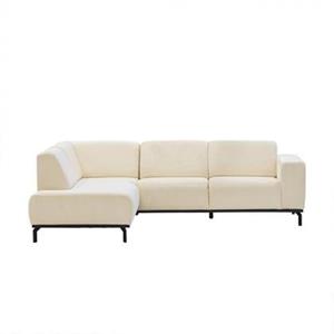 Giga Meubel  Hoekbank Beige - 3-Zits Links - 256x188x77cm - Monza