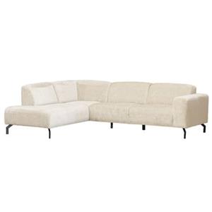Giga Meubel  Hoekbank Taupe - 3,5-Zits Links - 275x210x77cm - Milan
