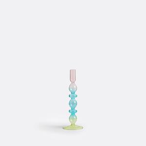 LA REDOUTE INTERIEURS Kandelaar in gekleurd glas H26 cm, Chilava