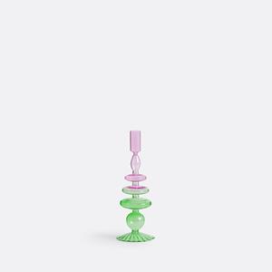 LA REDOUTE INTERIEURS Kandelaar in gekleurd glas H26,5 cm, Chilava