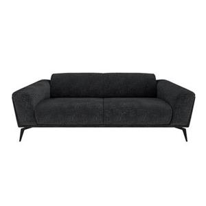 SIA Home 3-zits fluwelen bank met donker antraciet patroon 220cm