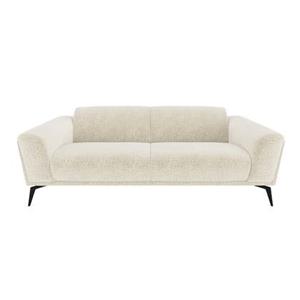 SIA Home 3-zits fluwelen bank met crèmepatroon 220cm