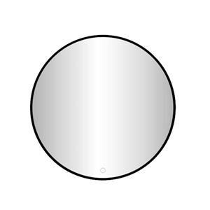 Best Design Badkamerspiegel Rond LED Mat Zwart  Venetie Nero (alle maten)