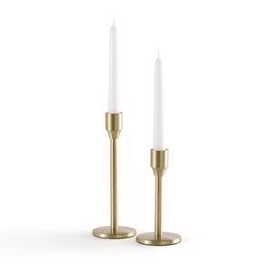 LA REDOUTE INTERIEURS Set van 2 kandelaars in messing, Oror
