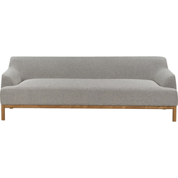Beliani  SOSJO - Driezitsbank - Grijs - Polyester