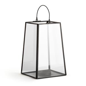LA REDOUTE INTERIEURS Kaarshouder in glas en messing of zwart metaal, Uyova