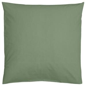 ERWIN M. Kussensloop Sienna hotelsluiting; 40x40 cm (LxB); khaki