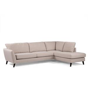 Giga Meubel  3-Zits Hoekbank Rechts Inari Beige|Zwart